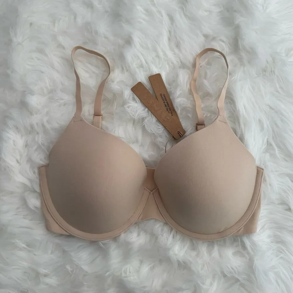 Skims Fits Everybody T-Shirt Bra Sand Size 32D - Picture 2 of 7